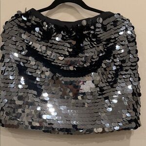Sequin grey sequin Skirt